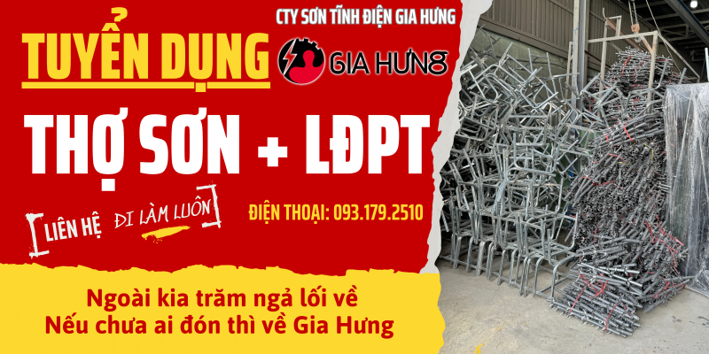 Tin Tuyển Dụng Thợ Sơn Tĩnh Điện