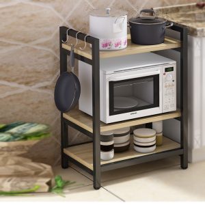 Kệ để lò vi sóng 3 tầng SGH-3140 khung sắt sơn tĩnh điện, mặt gỗ MDF chống ẩm, thiết kế hiện đại – bền đẹp và tiện dụng. Nhận làm theo yêu cầu tại Gia Hưng.